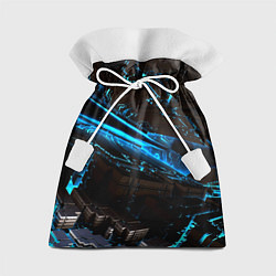 Мешок для подарков Digital space abstraction, цвет: 3D-принт