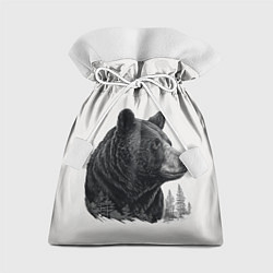 Мешок для подарков Нарисованный медведь, цвет: 3D-принт