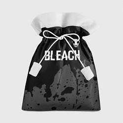 Подарочный мешок Bleach glitch на темном фоне: символ сверху