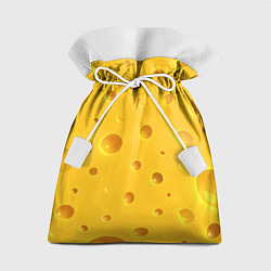 Мешок для подарков Сырная текстура, цвет: 3D-принт