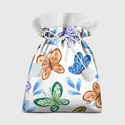 Мешок для подарков Стая водных бабочек, цвет: 3D-принт