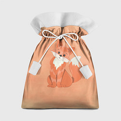 Мешок для подарков Милая лиса, цвет: 3D-принт