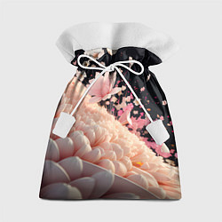 Мешок для подарков Множество розовых цветов, цвет: 3D-принт