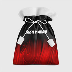 Мешок для подарков Iron Maiden red plasma, цвет: 3D-принт
