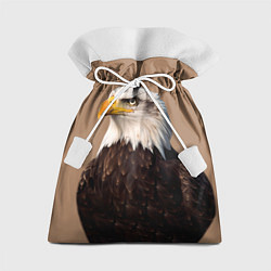 Мешок для подарков Белоголовый орлан птица, цвет: 3D-принт