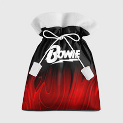 Мешок для подарков David Bowie red plasma, цвет: 3D-принт