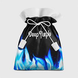 Мешок для подарков Deep Purple blue fire, цвет: 3D-принт