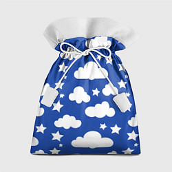 Подарочный мешок Облака и звёздочки
