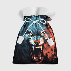 Мешок для подарков Fantasy wolf, цвет: 3D-принт