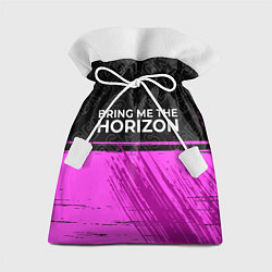 Мешок для подарков Bring Me the Horizon rock legends: символ сверху, цвет: 3D-принт