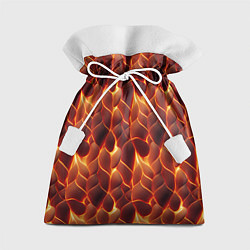 Мешок для подарков Огненная мозаичная текстура, цвет: 3D-принт