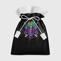 Мешок для подарков Vaporwave CyberSamurai, цвет: 3D-принт