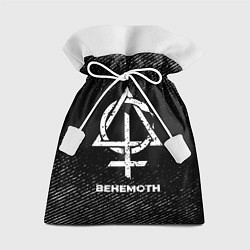 Мешок для подарков Behemoth с потертостями на темном фоне, цвет: 3D-принт