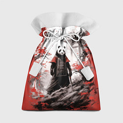 Мешок для подарков Panda samurai, цвет: 3D-принт