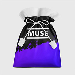 Мешок для подарков Muse purple grunge, цвет: 3D-принт
