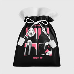 Мешок для подарков Blackpink - Kick it, цвет: 3D-принт