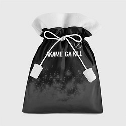 Мешок для подарков Akame ga Kill glitch на темном фоне: символ сверху, цвет: 3D-принт