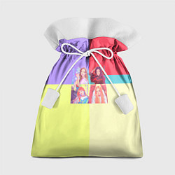 Мешок для подарков Блек Пинк - разноцветный, цвет: 3D-принт