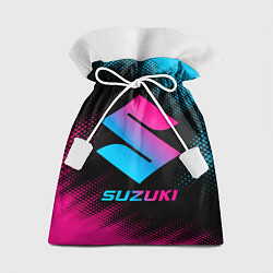 Мешок для подарков Suzuki - neon gradient, цвет: 3D-принт