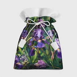 Мешок для подарков Ирисы паттерн, цвет: 3D-принт