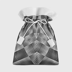 Мешок для подарков В серых тонах геометрический узор, цвет: 3D-принт