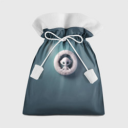 Мешок для подарков Забавный зеленоглазый пришелец, цвет: 3D-принт