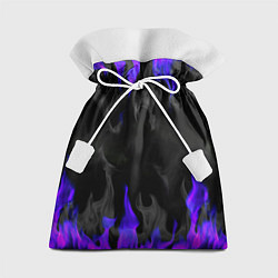 Мешок для подарков Неоновый огонь и дым, цвет: 3D-принт