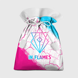 Мешок для подарков In Flames neon gradient style, цвет: 3D-принт