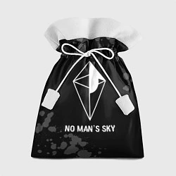 Мешок для подарков No Mans Sky glitch на темном фоне, цвет: 3D-принт