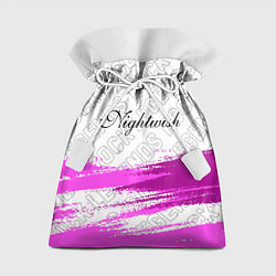 Мешок для подарков Nightwish rock legends: символ сверху, цвет: 3D-принт