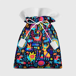 Мешок для подарков Космические веселые монстрики, цвет: 3D-принт