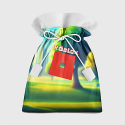 Мешок для подарков Роблокс пейзаж, цвет: 3D-принт