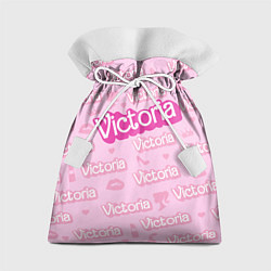 Мешок для подарков Виктория - паттерн Барби розовый, цвет: 3D-принт
