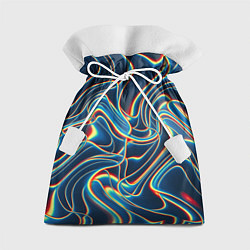 Мешок для подарков Abstract waves, цвет: 3D-принт