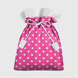 Мешок для подарков Горошек в цвете Барби, цвет: 3D-принт