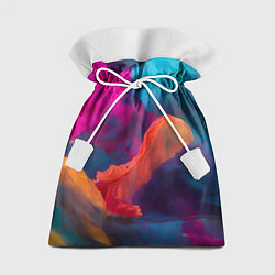 Мешок для подарков Акварельные краски, цвет: 3D-принт