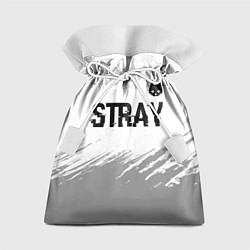 Мешок для подарков Stray glitch на светлом фоне посередине, цвет: 3D-принт