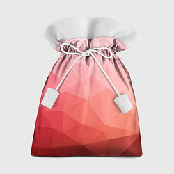 Мешок для подарков Абстракция с градиентом полигональная, цвет: 3D-принт