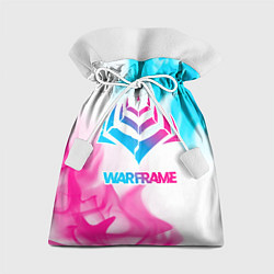 Мешок для подарков Warframe neon gradient style, цвет: 3D-принт