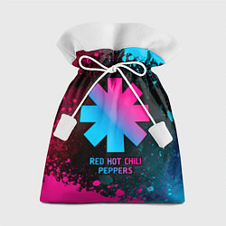 Мешок для подарков Red Hot Chili Peppers - neon gradient, цвет: 3D-принт