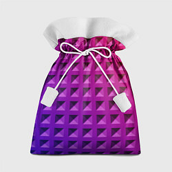 Мешок для подарков Пластиковые объемные квадраты, цвет: 3D-принт