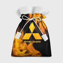 Мешок для подарков Mitsubishi - gold gradient, цвет: 3D-принт