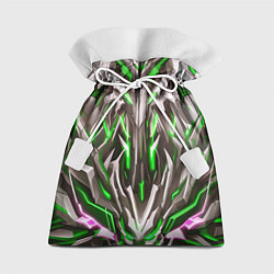 Мешок для подарков Зелёная киберпанк броня, цвет: 3D-принт