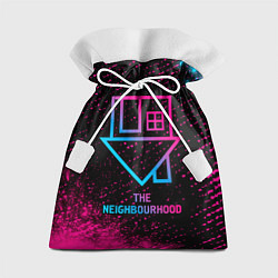 Мешок для подарков The Neighbourhood - neon gradient, цвет: 3D-принт