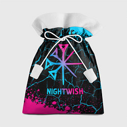 Мешок для подарков Nightwish - neon gradient, цвет: 3D-принт