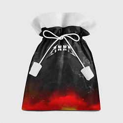 Мешок для подарков Анна в стиле Металлика - искры и огонь, цвет: 3D-принт