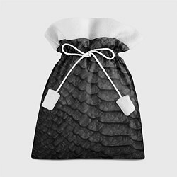 Мешок для подарков Черная кожа рептилии, цвет: 3D-принт