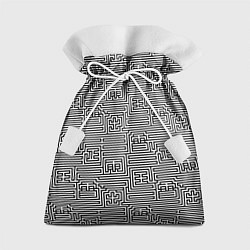 Мешок для подарков Лабиринт с иероглифами, цвет: 3D-принт