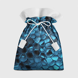 Мешок для подарков Синее стекло, цвет: 3D-принт