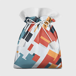 Мешок для подарков Геометрический узор - нейросеть, цвет: 3D-принт